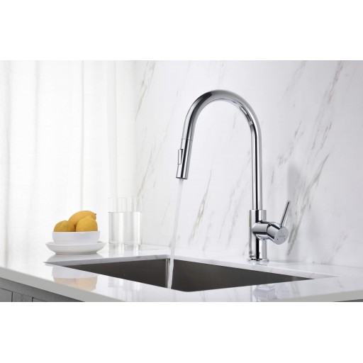 Смеситель для кухни AQUATEK Европа AQ1384CR однорычажный хром